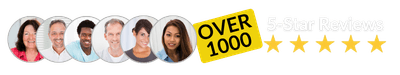 Over 1000 five-star reviews