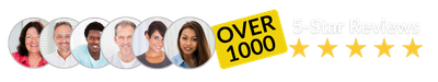 Over 1000 five-star reviews